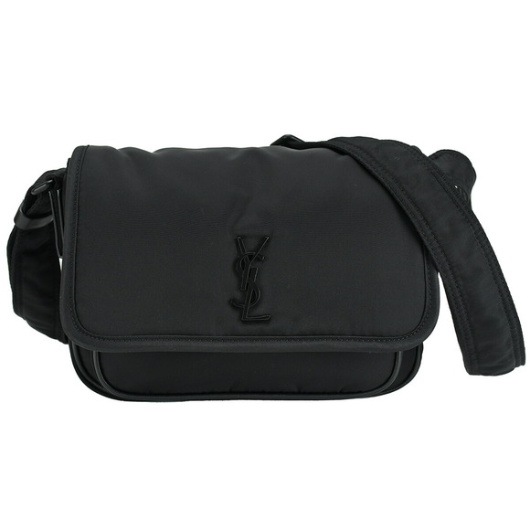 Saint Laurent PARIS Niki Messenger Bag Nylon Black Crossbody - Picture 1 of 7